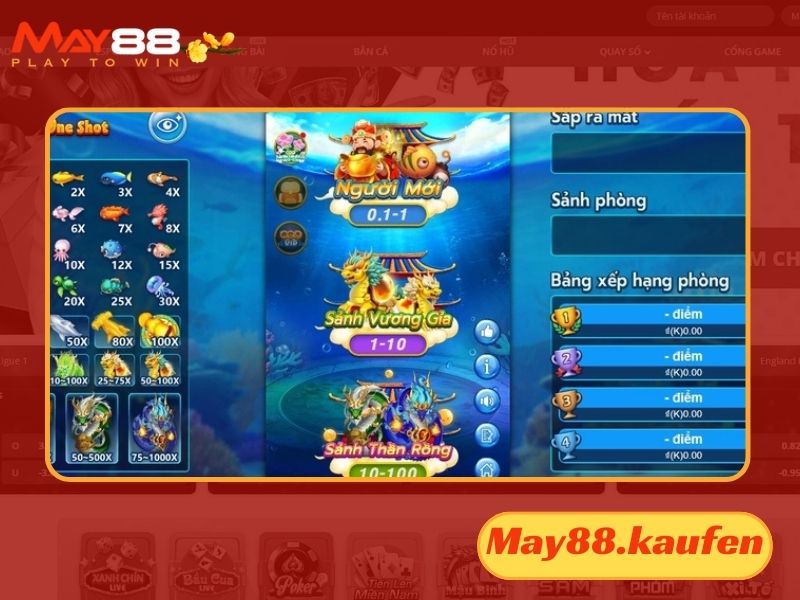  Bắn cá Oneshot được nhiều game thủ săn đón