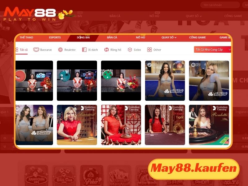 Sòng casino đẹp, sinh động cùng đội ngũ dealer hot số 1 thị trường