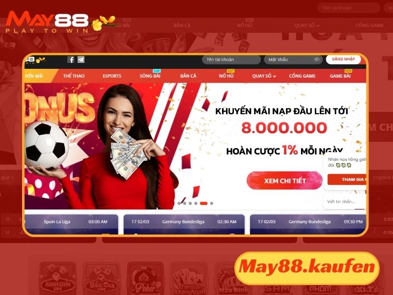 Thao tác thực hiện trên website tương tự như app